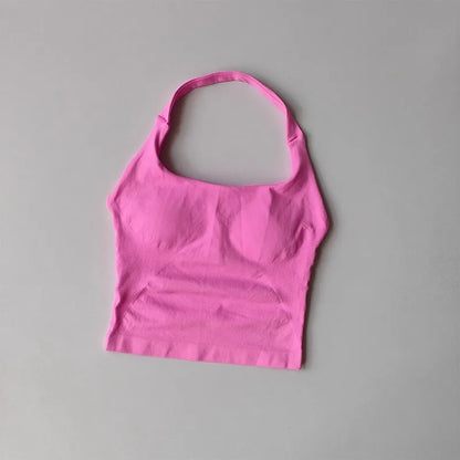 Brassière Sport Croisée Dos Nu – Maintien Yoga & Fitness Femme | W1253