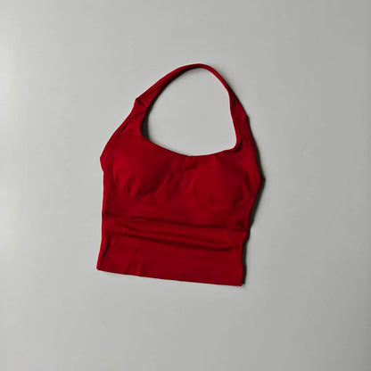 Brassière Sport Croisée Dos Nu – Maintien Yoga & Fitness Femme | W1253