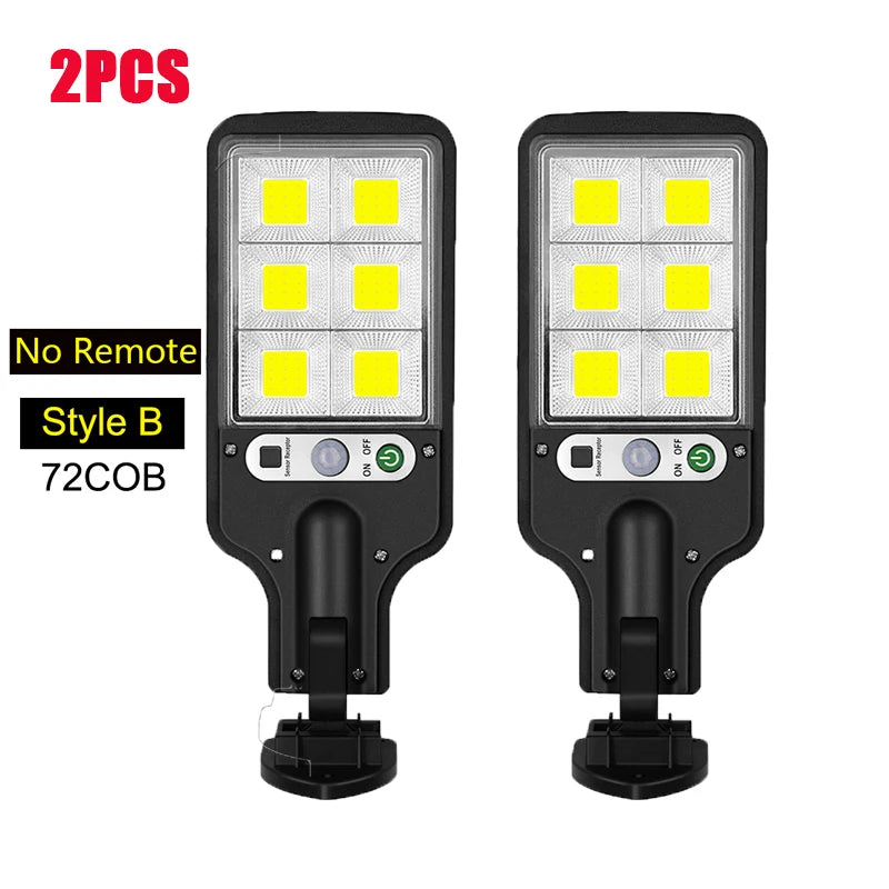 Lampe Solaire COB 1500LM – Détection 270°, 3 Modes, IP65