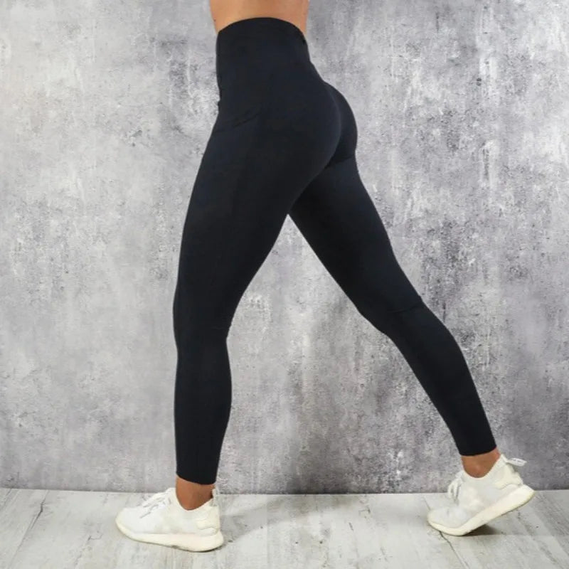 Legging Sport Taille Haute avec Poche – Gainant Booty Lift Femme | MODX