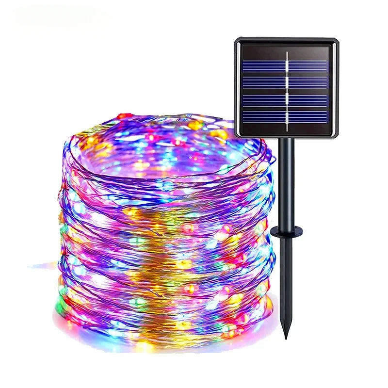 Guirlandes Solaires GOTP 200 LED 22M 8 Modes Étanche IP65