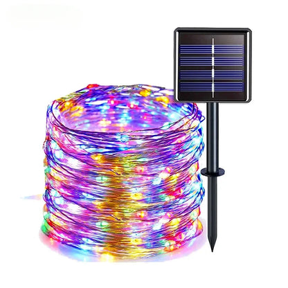 Guirlandes Solaires GOTP 200 LED 22M 8 Modes Étanche IP65