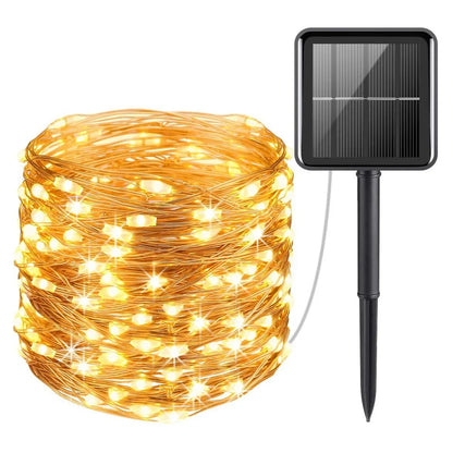 Guirlandes Solaires GOTP 200 LED 22M 8 Modes Étanche IP65