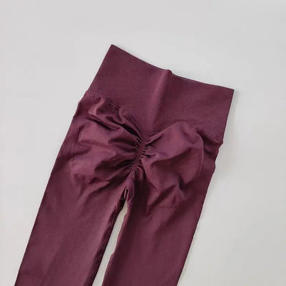 Legging Yoga Seamless Taille Haute Femme – Booty Lift Gainant | K1066