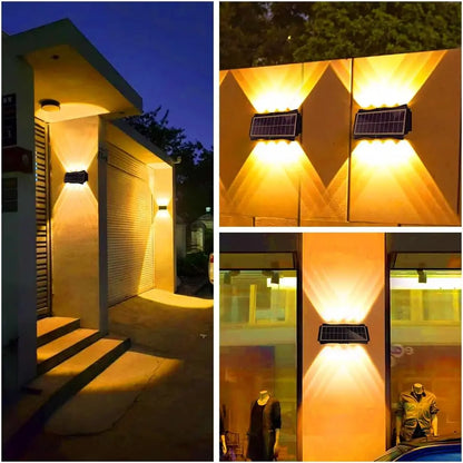 Lampe Murale Solaire LED – 3 Modes, Grand Angle, IP65