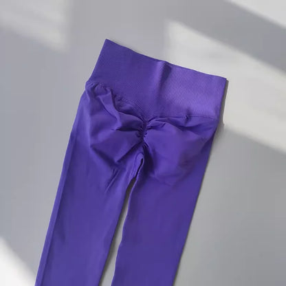 Legging Yoga Seamless Taille Haute Femme – Booty Lift Gainant | K1066