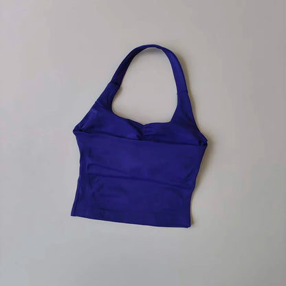 Brassière Sport Croisée Dos Nu – Maintien Yoga & Fitness Femme | W1253