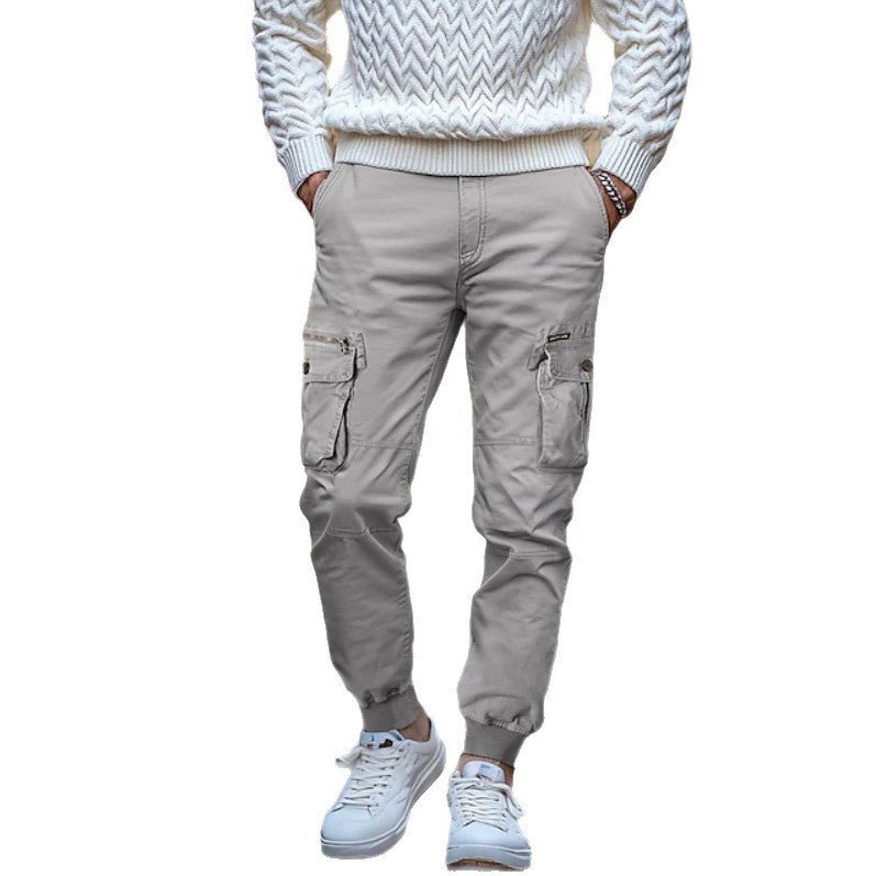 European And American Men's Oversized Trousers Fashion Multicolor Leisure Tappered Overalls