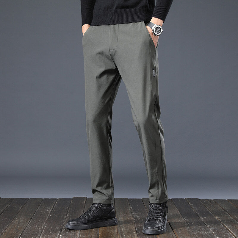 Pantalon Décontracté Mode pour Homme - Couleur Unie Coupe Ample