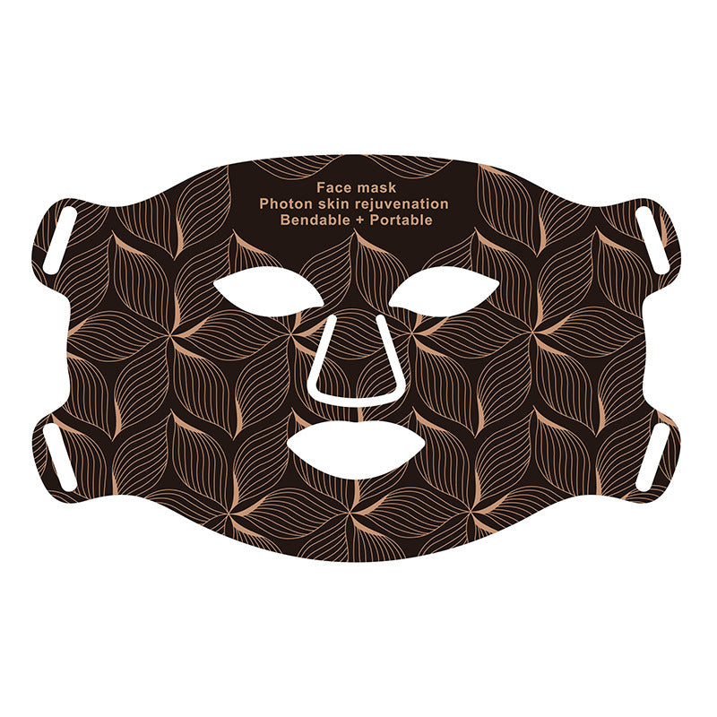 Masque Photonique Visage Portable - Rajeunissement Peau 3 Niveaux Anti-Fatigue