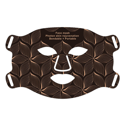 Masque Photonique Visage Portable - Rajeunissement Peau 3 Niveaux Anti-Fatigue