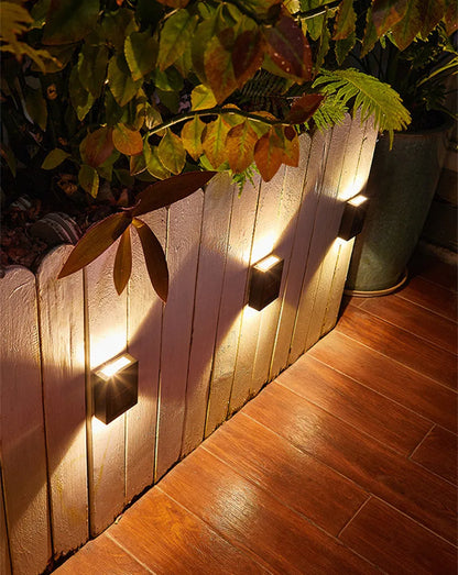 Lampe Murale Solaire Haut-Bas – Blanc Chaud & Blanc Froid, Étanche