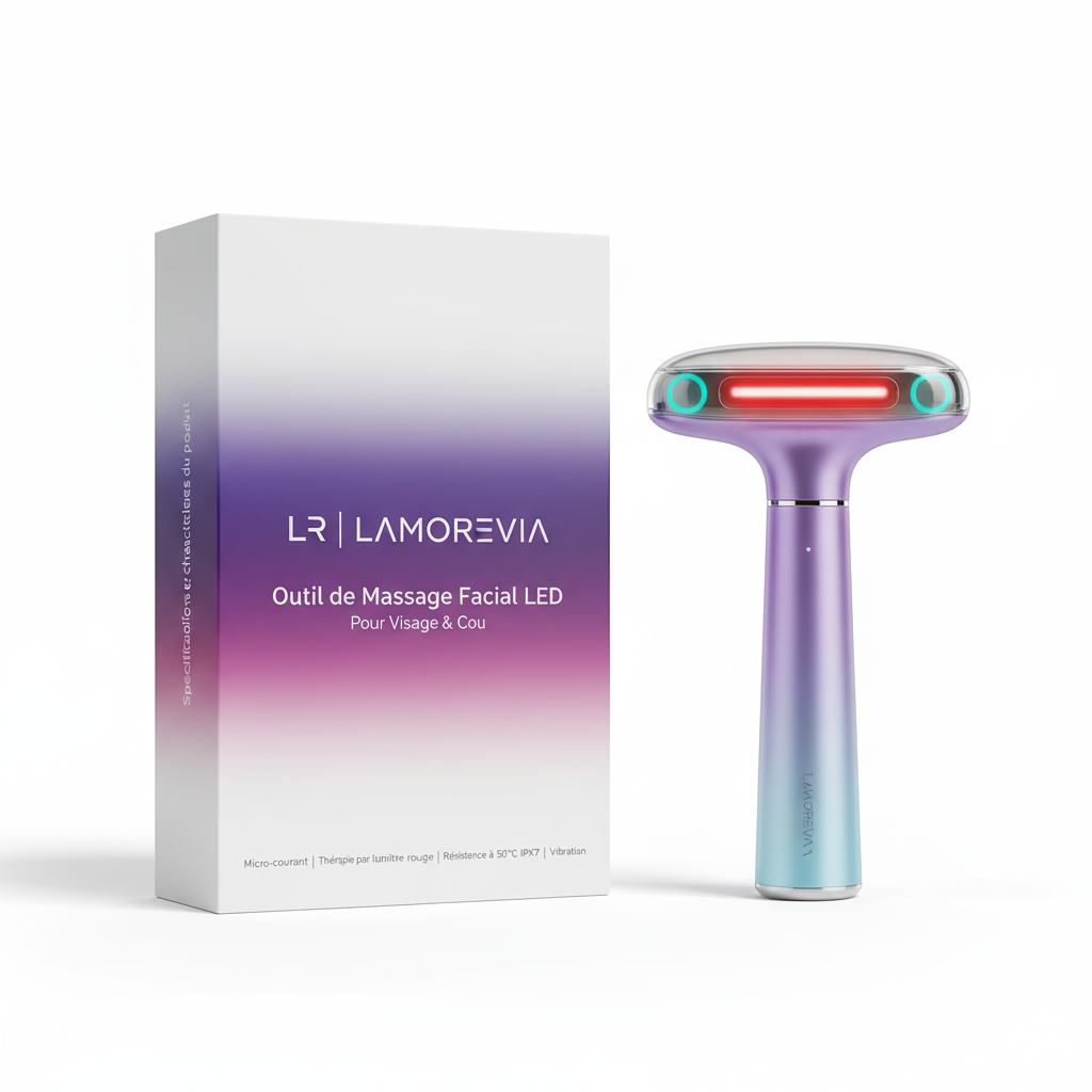Outil de Massage Facial LED LAMOREVIA