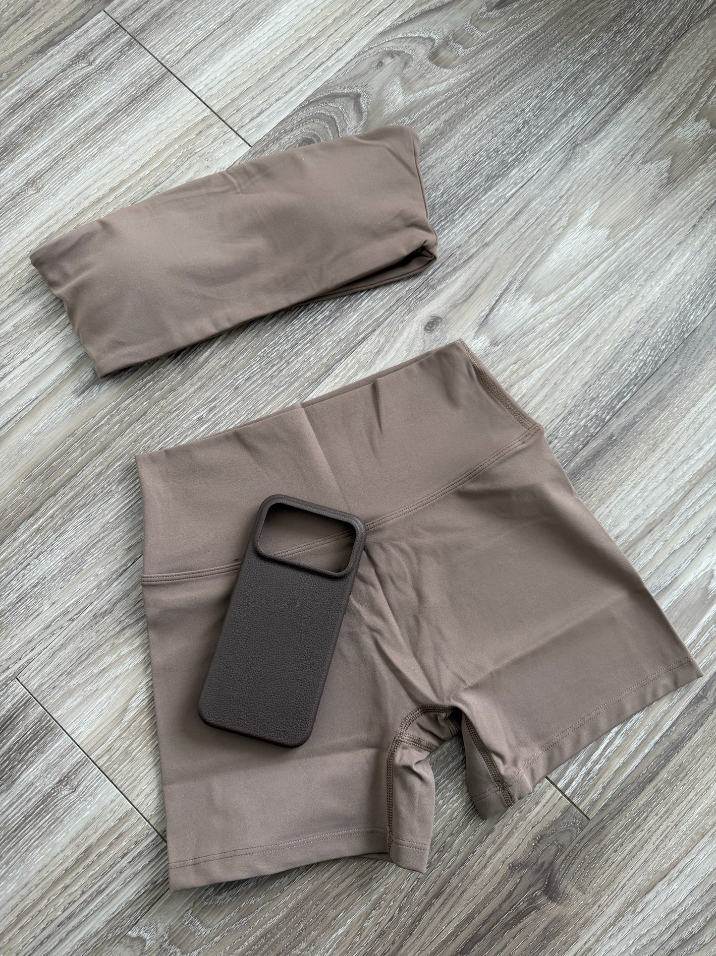 Ensemble Sport 2 Pièces Femme | Brassière & Short Taille Haute