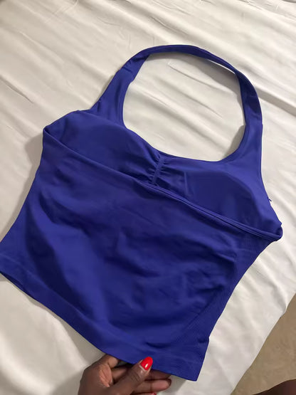 Brassière Sport Halter – Nylon Premium