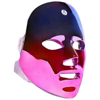Masque LED de Luminothérapie Rechargeable - 7 Couleurs Anti-Acné et Rajeunissement