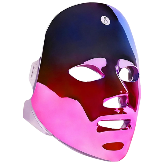 Masque LED de Luminothérapie Rechargeable - 7 Couleurs Anti-Acné et Rajeunissement